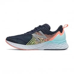 New Balance Women's Fresh Foam Tempo Running Shoe - Natural Indigo/Ginger Pink/Lemon Slush Shoes