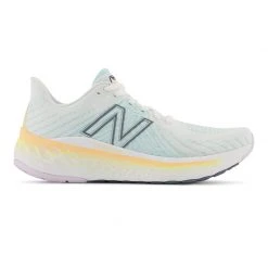 New Balance Women's Fresh Foam X Vongo V5 Running Shoe - White/Light Mango