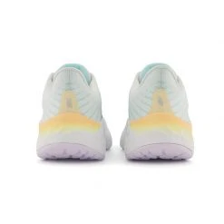 New Balance Women's Fresh Foam X Vongo V5 Running Shoe - White/Light Mango
