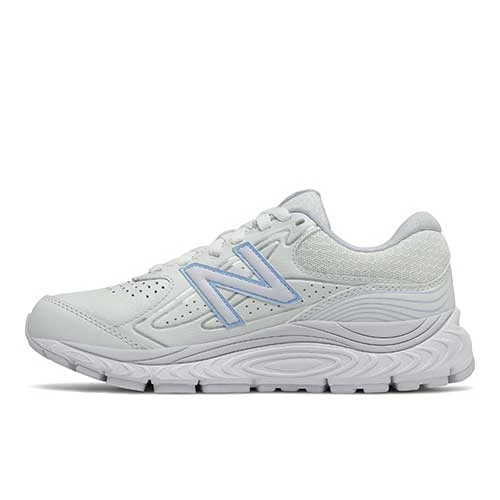 New Balance Women's W840v3 Walking Shoe- White/Silent Grey 2 New Balance Women's W840v3 Walking Shoe- White/Silent Grey