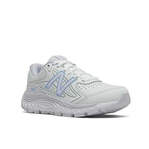 New Balance Women's W840v3 Walking Shoe- White/Silent Grey 4 New Balance Women's W840v3 Walking Shoe- White/Silent Grey