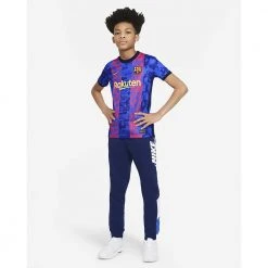 Nike Fanwear Youth FC Barcelona 2021/22 Stadium 3rd Jersey - Hyper Royal/Varsity Maize