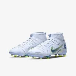 Nike JR Superfly 8 Academy FG/MG - Football Grey/Blackened Blue