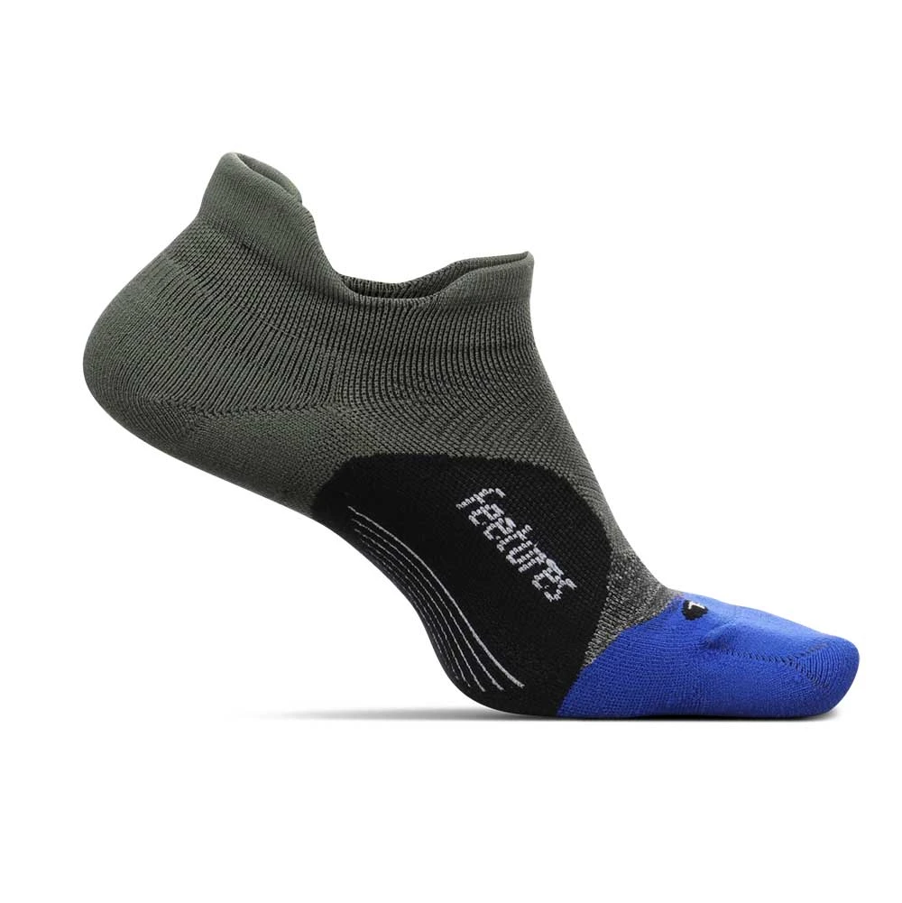 Feetures Unisex Elite Light Cushion No Show Tab - Moss Green 1 Feetures Unisex Elite Light Cushion No Show Tab - Moss Green