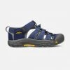 KEEN Big Kids' Newport H2 Sandal - Blue Depths/Gargoyle Youth