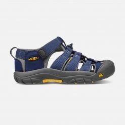 KEEN Big Kids' Newport H2 Sandal - Blue Depths/Gargoyle Youth