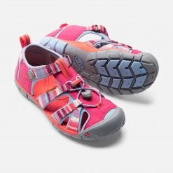 KEEN Youth Big Kids' Seacamp II CNX Sandal - Bright Rose/Raya