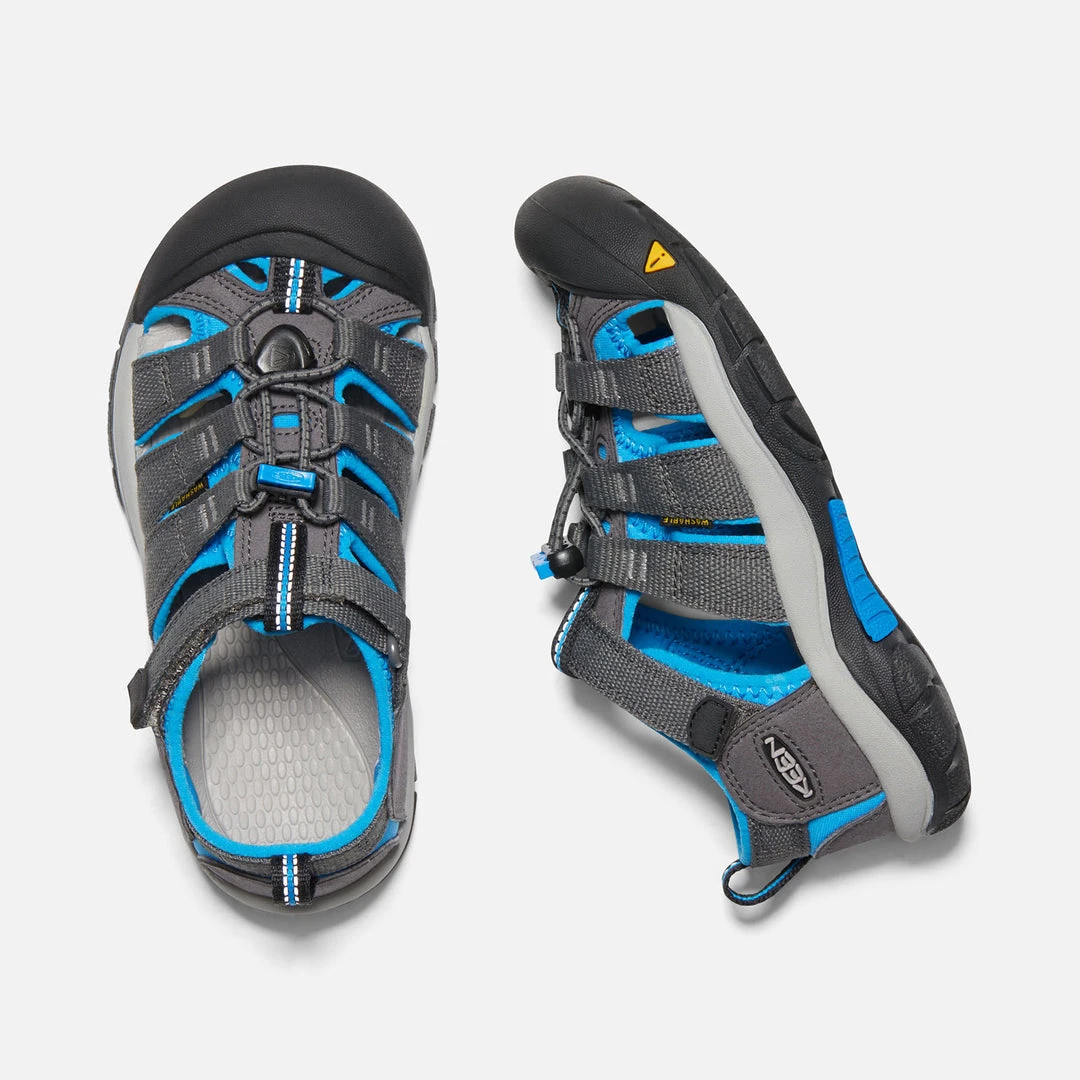 KEEN Youth Little Kids' Newport H2 Sandal - Magnet/Brilliant Blue 2 KEEN Youth Little Kids' Newport H2 Sandal - Magnet/Brilliant Blue
