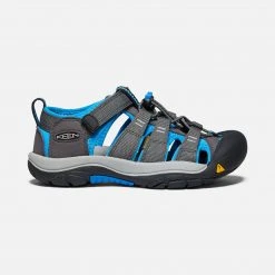 KEEN Youth Little Kids' Newport H2 Sandal - Magnet/Brilliant Blue