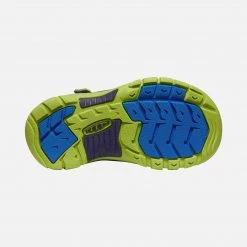 KEEN Youth Little Kids' Newport H2 Sandal - Blue Depths/Chartureuse