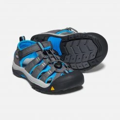 KEEN Big Kids' Newport H2 Sandal - Magnet/Brilliant Blue