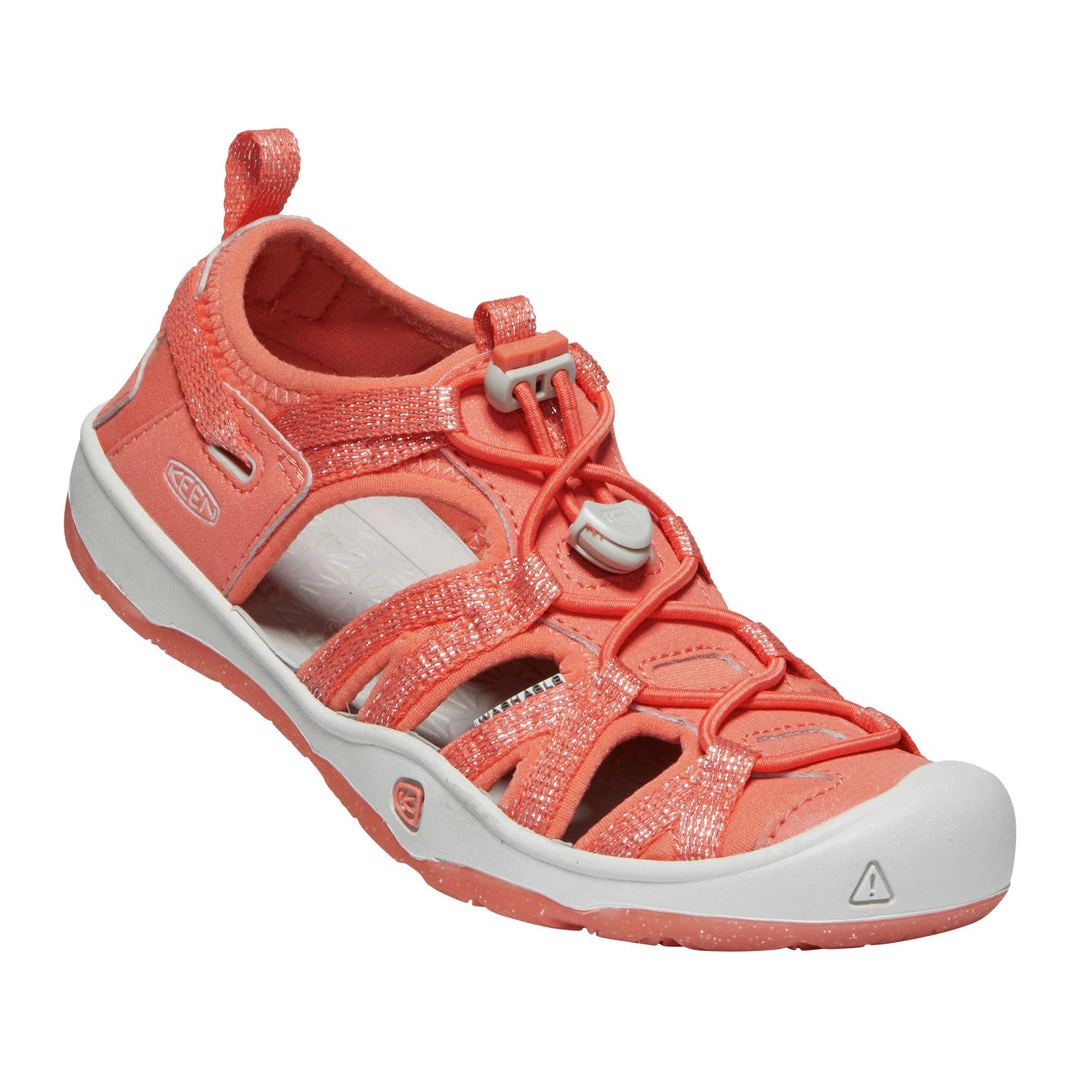 KEEN Big Kids' Moxie Sandal - Coral/Vapor 1 KEEN Big Kids' Moxie Sandal - Coral/Vapor