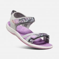KEEN Youth Big Kids' Verano Sandal - Vapor/African Violet 6 KEEN Youth Big Kids' Verano Sandal - Vapor/African Violet