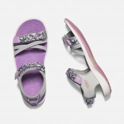 KEEN Youth Big Kids' Verano Sandal - Vapor/African Violet 7 KEEN Youth Big Kids' Verano Sandal - Vapor/African Violet