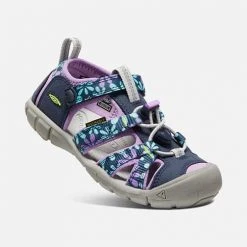 KEEN Little Kids' Seacamp II CNX Sandal - Black Iris/African Violet Youth