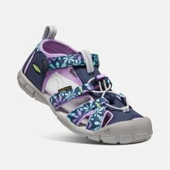 KEEN Big Kids' Seacamp II CNX Sandal - Black Iris/African Violet