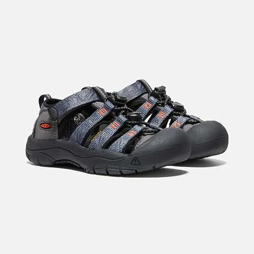 KEEN Youth Little Kids' Newport H2 Sandal - Steel Grey/Black 3 KEEN Youth Little Kids' Newport H2 Sandal - Steel Grey/Black