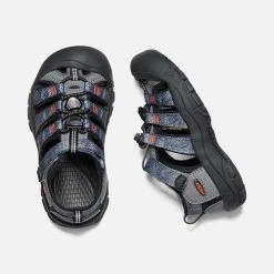 KEEN Youth Little Kids' Newport H2 Sandal - Steel Grey/Black 10 KEEN Youth Little Kids' Newport H2 Sandal - Steel Grey/Black