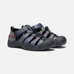 KEEN Big Kids' Newport H2 - Steel Grey/Black