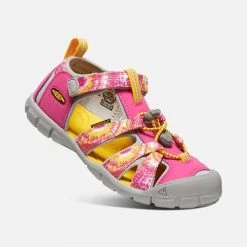 Youth Big Kids' Seacamp II CNX Sandal - Multi/Keen Yellow
