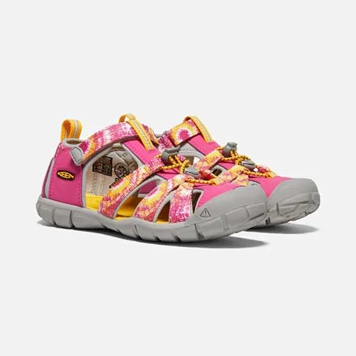 Youth Big Kids' Seacamp II CNX Sandal - Multi/Keen Yellow 3 Youth Big Kids' Seacamp II CNX Sandal - Multi/Keen Yellow