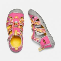 Youth Big Kids' Seacamp II CNX Sandal - Multi/Keen Yellow 9 Youth Big Kids' Seacamp II CNX Sandal - Multi/Keen Yellow