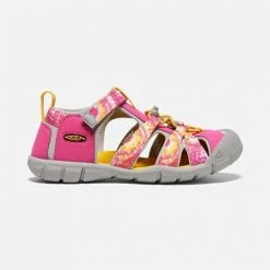 Youth Big Kids' Seacamp II CNX Sandal - Multi/Keen Yellow