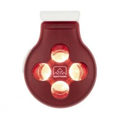 Nathan HyperBrite Orb Strobe - Chili Pepper/White Safety