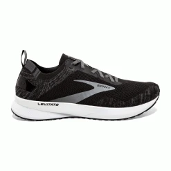 Brooks Men's Levitate 4 Running Shoe - Black/Blackened Pearl/White - Regular (D)