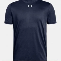 Under Armour Youth UA Locker T-Shirt - Midnight Navy/Metallic Silver