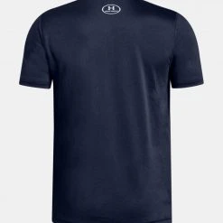 Under Armour Youth UA Locker T-Shirt - Midnight Navy/Metallic Silver
