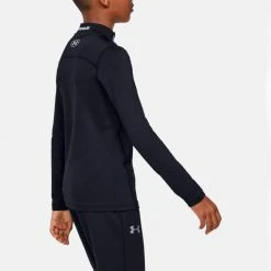 Under Armour Youth ColdGear® Armour Mock - Black/White