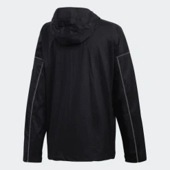 Adidas Men's Icon Anorak Jacket - Black Men's Soccer Training Apparel