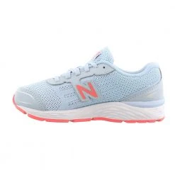 New Balance Girls 680 V5 Running Shoe - Air/Guava 7 New Balance Girls 680 V5 Running Shoe - Air/Guava