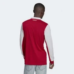Adidas Men's Arsenal 22/23 Home Long Sleeve Jersey - Scarlet/White Fanwear