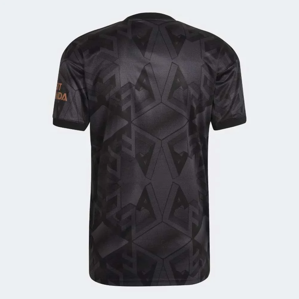 Adidas Fanwear Men's Arsenal FC 2022/2023 Away Jersey - Black 7 Adidas Fanwear Men's Arsenal FC 2022/2023 Away Jersey - Black