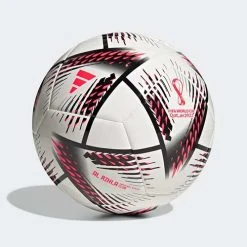 Adidas RIHLA Club Soccer Ball - White/Black/Solar Red Balls