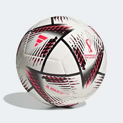Adidas RIHLA Club Soccer Ball - White/Black/Solar Red Balls 1 Adidas RIHLA Club Soccer Ball - White/Black/Solar Red Balls