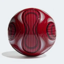 Adidas MUFC Club Home Soccer Ball- Real Red/Black Balls