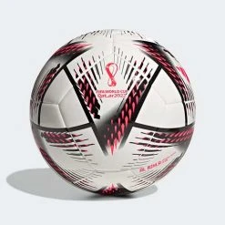 Adidas RIHLA Club Soccer Ball - White/Black/Solar Red Balls