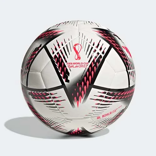 Adidas RIHLA Club Soccer Ball - White/Black/Solar Red Balls 2 Adidas RIHLA Club Soccer Ball - White/Black/Solar Red Balls