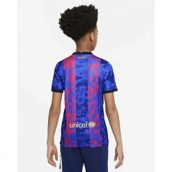Nike Fanwear Youth FC Barcelona 2021/22 Stadium 3rd Jersey - Hyper Royal/Varsity Maize 6 Nike Fanwear Youth FC Barcelona 2021/22 Stadium 3rd Jersey - Hyper Royal/Varsity Maize