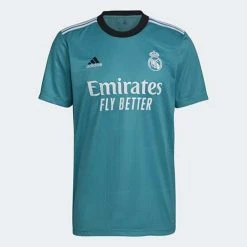 Adidas Real Madrid 21/22 Third Jersey - Hi Res Aqua Fanwear