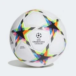 Adidas Balls UCL Pro Soccer Ball - White/Silver Met/Bright Cyan