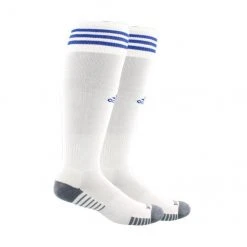 Agron (Adidas) Unisex Copa Zone Cushion IV Socks - White/Bold Blue Youth