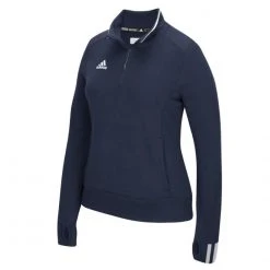 Adidas Women's Soccer Training Apparel Women's Climalite 1/4 Zip - Navy