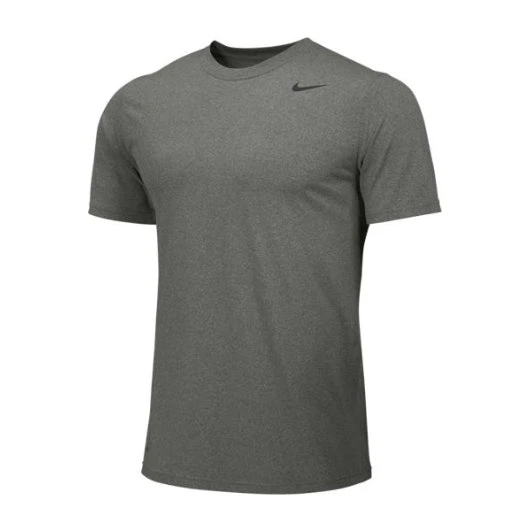 Men's Dri-FIT Legend Short Sleeve Tee With Nike Soccer Logo - Grey 2 Men's Dri-FIT Legend Short Sleeve Tee With Nike Soccer Logo - Grey
