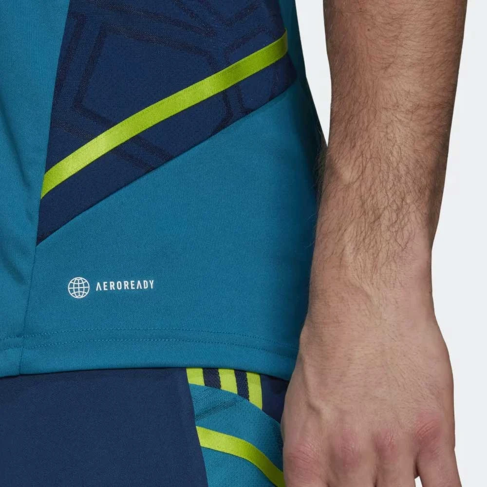 Adidas Men's Juventus Training Jersey - Active Teal Fanwear 4 Adidas Men's Juventus Training Jersey - Active Teal Fanwear