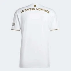 Adidas Fanwear Men's FC Bayern 2022/2023 Away Jersey - White/Gold
