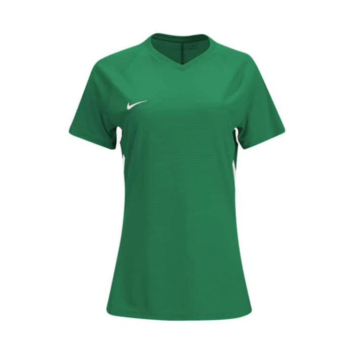 Nike Women's Short Sleeve Tiempo Premier Jersey - Green/White 1 Nike Women's Short Sleeve Tiempo Premier Jersey - Green/White